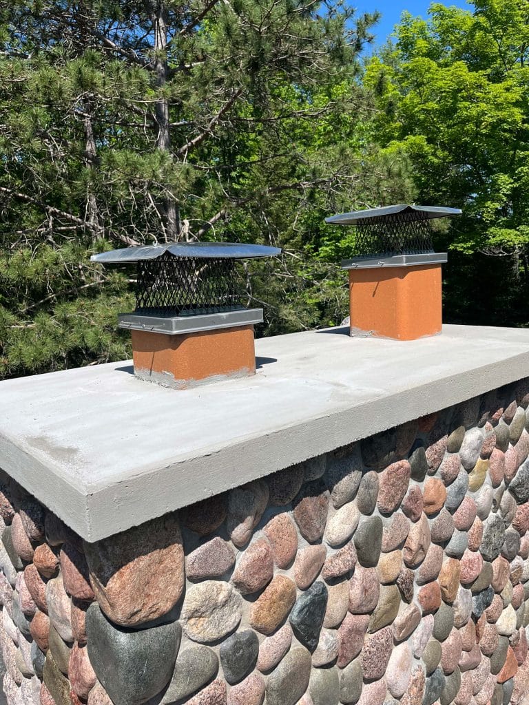 Chimney Crack Repair of Crown